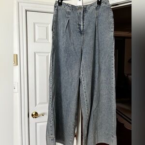 Sadie & Sage Wide Leg Blue Jeans